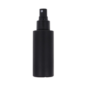 Butelka 100 ml, czarna matowa, HDPE z efektem Soft Touch, 24/410