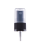 Black fluted atomizer, PP, thread 20/410