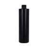 Butelka 250 ml czarna, RHDPE, Flip-top czarny matowy PP