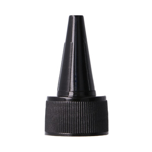 Nakrętka czarna PP z aplikatorem, gwint 24/410