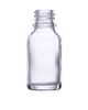 Bottle 15 ml, clear (transparent) glass, DIN 18