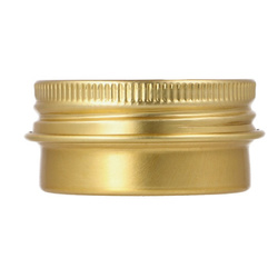 Gold aluminum jar 15 ml