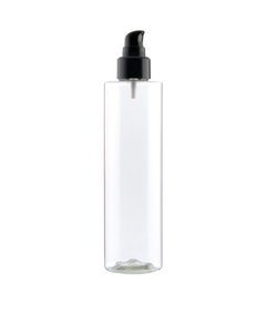 Clear RPET bottle 250 ml, neck 24/410