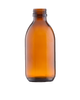 Butelka szklana brązowa 200 ml, gwint 28/410 ROPP