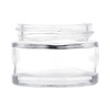 Clear glass jar 30 ml