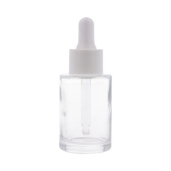 Bottle 30 ml with pipette, colorless, glass