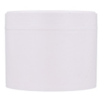 White matt PP jar 300 ml, White matt lid