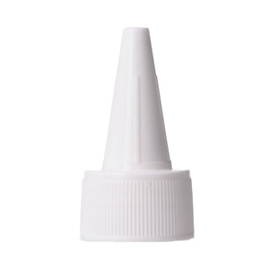 White PP nozzle cap, neck 20/410 