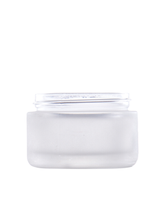 Słoik 50 ml, bezbarwne matowe szkło 58/400