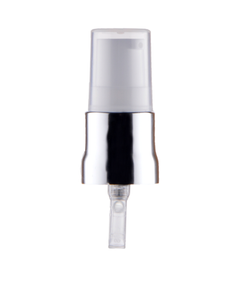 Pump PP, white with silver collar DIN 18, Tube 100mm