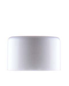 White PP cap, neck 24/410 with splash