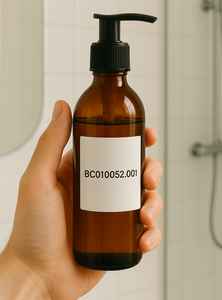 Butelka 100 ml brązowa, Szkło 28/410